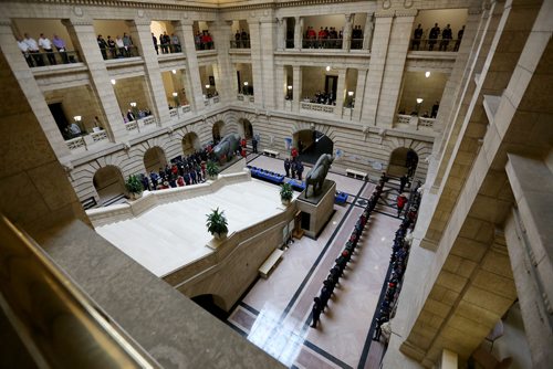 TREVOR HAGAN / WINNIPEG FREE PRESS
The annual Manitoba Police and Peace Officers' Memorial Service inside the Manitoba Legislative Building, Sunday, September 24, 2017.