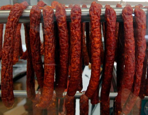 BORIS MINKEVICH / WINNIPEG FREE PRESS
Miller's Super Valu Meats - 590 St Mary's Road - Peps and sausage. Dave Sanderson story. Sept. 27, 2017