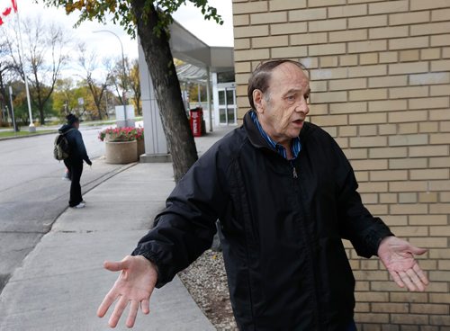 WAYNE GLOWACKI / WINNIPEG FREE PRESS

Seventy old man waits for his CT results outside the Urgent Care dept. at the Misericordia Health Centre Monday. (He was ok with photo, didnt want his name used.)  He was interviewed  by Melissa  Martin.  Oct.2 2017