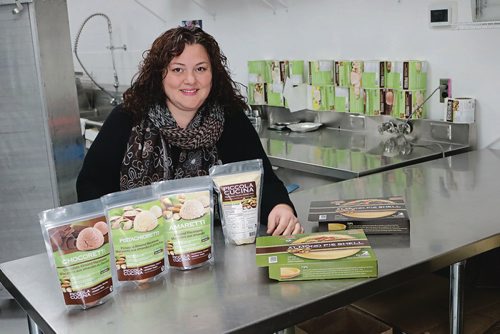 Canstar Community News Sept. 27, 2017 - Pina Romolo, owner of Piccola Cucina, won silve at the Great Manitoba Food Fight for her new product, a hemp macaroon shell be developing in the next year. (LIGIA BRAIDOTTI/CANSTAR COMMUNITY NEWS/TIMES)