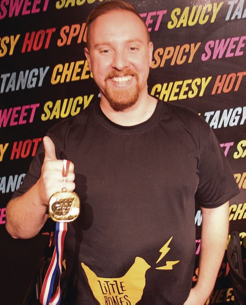Canstar Community News Alex Goertzen of Little Bones won the 2017 Great Manitoba Food Fight. The provincial competition comes with a $13,000 prize and new opportunities to commercialize their food product. (SHELDON BIRNIE/CANSTAR/THE HERALD)
