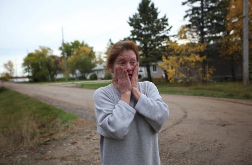 RUTH BONNEVILLE / WINNIPEG FREE PRESS

Holly Szmerski who lives very close to the homicide scene expresses her grief as she describes her reaction to coming across the homicide scene to a reporter Tuesday.   RCMP Investigators were at the scene of a homicide investigation of a 19-year-old victim (girl) on provincial why 502 in Lac du Bonnet Tuesday.   The girl was found dead from knife wounds in her vehicle that was found on the side of the Hwy  by area residents at about 6:30am Tuesday.  



Oct 03, 2017