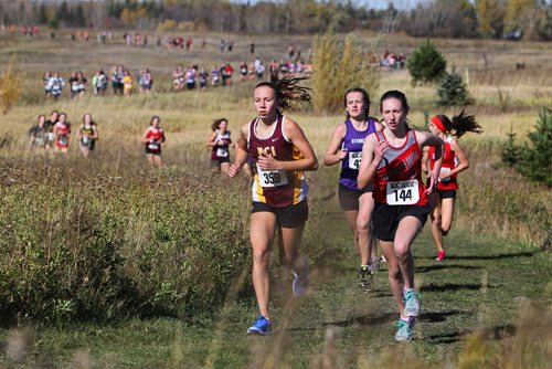 RUTH BONNEVILLE / WINNIPEG FREE PRESS

STDUP FOR SPORTS FRONT...

Junior Varsity Girls Team and Open make their way up one of several hills during the - 3000 m Cross Country Provincial  Championship race at Kilcona Park Wednesday.  


Provincial Cross Country Championships
Kilcona Park, October 11, 2017


Oct 11, 2017