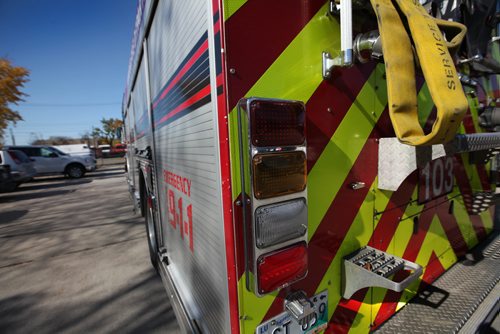 RUTH BONNEVILLE / WINNIPEG FREE PRESS

Photos of Fire trucks outside The Ellen Street - Firehall No.1 for upcoming feature story by Larry Kusch.  

Oct 06, 2017