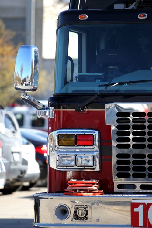 RUTH BONNEVILLE / WINNIPEG FREE PRESS

Photos of Fire trucks outside The Ellen Street - Firehall No.1 for upcoming feature story by Larry Kusch.  

Oct 06, 2017