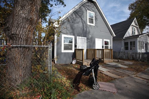 RUTH BONNEVILLE / WINNIPEG FREE PRESS

Photo of a side-by-side house at 691 Pritchard Ave. - unit 1where a stabbing took place Friday night that sent one person in critical condition to the hospital.  They were later upgraded to stable condition.  
See Melissa Martin story on crime spree Friday night.  

 
Oct 21,, 2017