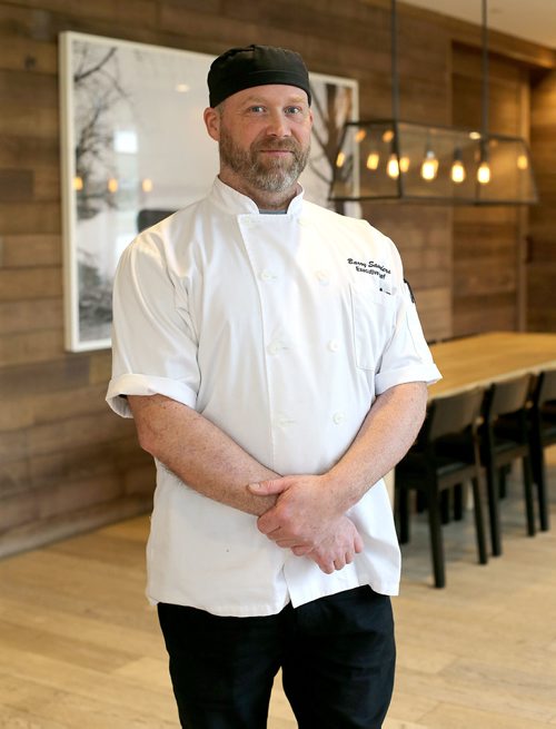JASON HALSTEAD / WINNIPEG FREE PRESS

Smith Restaurant executive chef chef Barry Saunders photographed on Oct. 24, 2017 at Smith Restaurant at the Inn at the Forks.
(Re: Chefs Table story for Uptown)