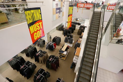 JOHN WOODS / WINNIPEG FREE PRESS
Sears at Polo Park which is closing is photographed Tuesday, October 24, 2017.