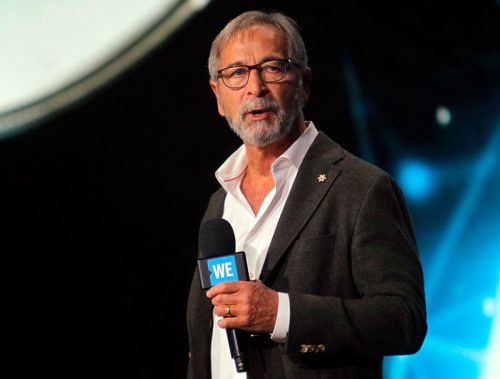 BORIS MINKEVICH / WINNIPEG FREE PRESS
WE Day Manitoba at Bell MTS Place. Bob Silver speaks. Jen Zoratti story. OCT. 25, 2017