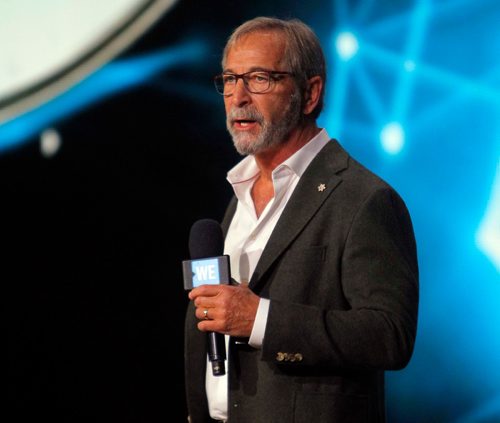 BORIS MINKEVICH / WINNIPEG FREE PRESS
WE Day Manitoba at Bell MTS Place. Bob Silver speaks. Jen Zoratti story. OCT. 25, 2017