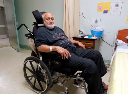 BORIS MINKEVICH / WINNIPEG FREE PRESS
Cheppudira Gopalkrishna photographed at Misericordia Health Centre. He says his request for help to die has been delayed. Jane Gerstner story. Oct. 26, 2017