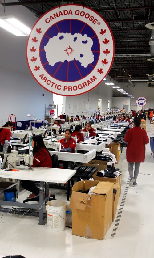 BORIS MINKEVICH / WINNIPEG FREE PRESS
Interior of the Canada Goose plant on Mountain Ave. in Winnipeg. MARTIN CASH STORY. Oct. 27, 2017