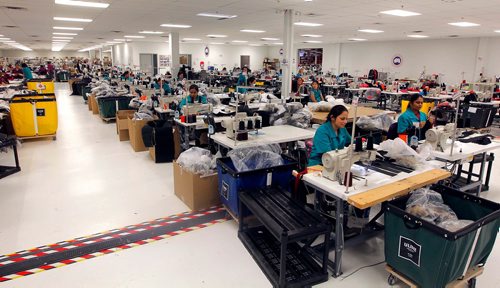 BORIS MINKEVICH / WINNIPEG FREE PRESS
Interior of the Canada Goose plant on Mountain Ave. in Winnipeg. MARTIN CASH STORY. Oct. 27, 2017