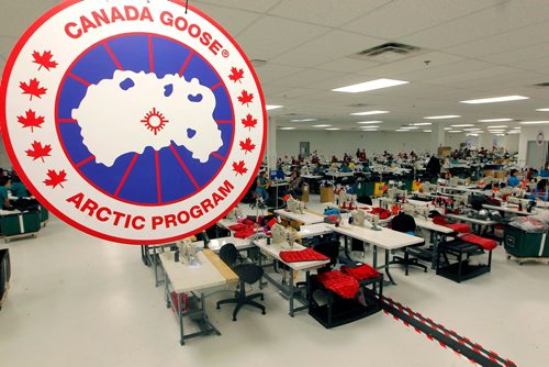 BORIS MINKEVICH / WINNIPEG FREE PRESS
Interior of the Canada Goose plant on Mountain Ave. in Winnipeg. MARTIN CASH STORY. Oct. 27, 2017