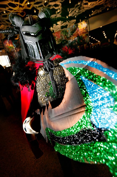 JOHN WOODS / WINNIPEG FREE PRESS
Luke Rosenthal, as Wraith King from Delta 2, at Comic Con at the Convention Centre Friday, October 27, 2017.