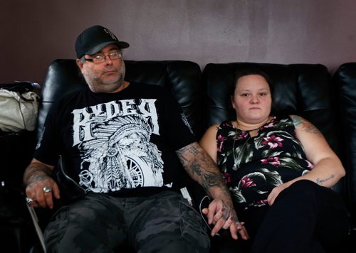 WAYNE GLOWACKI / WINNIPEG FREE PRESS

Parents Danielle Morrissette and Chris (Tatty) Mitchell say despite paperwork to send the 19 week old remains of their stillborn son to Cropo Funeral Home, they spent the day before the funeral frantically phoning the hospital to find out why the funeral home didnt have anything. Initially they say the hospital told them they lost their baby. After burning up phone lines to push for answers, a hospital social worker said theyd found the baby, in a back room. Alex Paul  story   Nov.1  2017