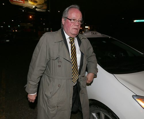 JASON HALSTEAD / WINNIPEG FREE PRESS

Canadian white nationalist Frederick Paul Fromm arrives at a West End Winnipeg Tim Hortons store on Nov. 15, 2017. (See Ryan Thorpe story)