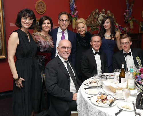 JASON HALSTEAD / WINNIPEG FREE PRESS

(L-R, seated) John Stafford and Richard Yaffe (WAG Foundation chair) enjoy the elegant evening with friends and colleagues at the Winnipeg Art Gallery's annual black-tie fundraiser, the Gallery Ball, on Oct. 14, 2017 (See Social Page)