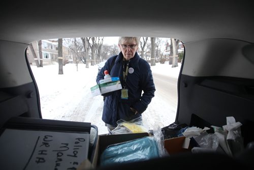 RUTH BONNEVILLE / WINNIPEG FREE PRESS

Feature on Home Care
Home care nurse Valerie Alderson stands next to her car which also happens to be her work office, her stock room,  and her  lunch room.  Alderson talks about her experience in home care for a 49.8 feature.  



Jane Gerster  | Health Reporter

Nov 18, 2017
