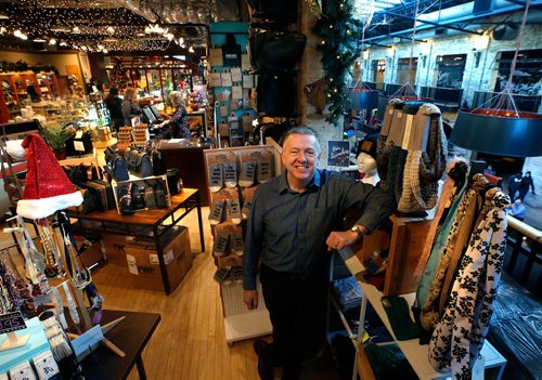 WAYNE GLOWACKI / WINNIPEG FREE PRESS

Brad Hewlett, owner of the Forks Trading Company on the second floor of The Forks Market building. Murray McNeill story.  Nov. 21  2017