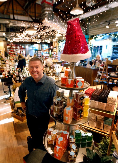 WAYNE GLOWACKI / WINNIPEG FREE PRESS

Brad Hewlett, owner of the Forks Trading Company on the second floor of The Forks Market building. Murray McNeill story.  Nov. 21  2017