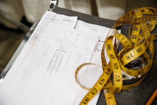 MIKE DEAL / WINNIPEG FREE PRESS
A sketch of the costume for the Ghost of Christmas Future details measurements for it's construction during behind the scene look during the preparation for the Royal Manitoba Theatre Centre's production of A Christmas Carol.
171108 - Wednesday, November 08, 2017.