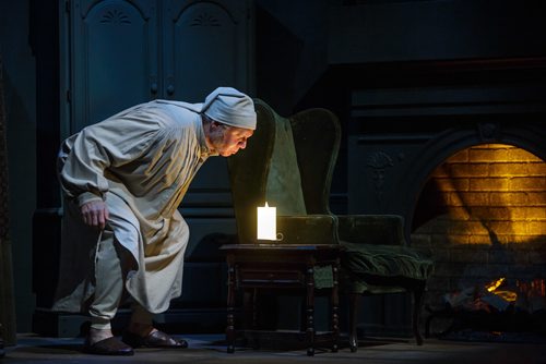 MIKE DEAL / WINNIPEG FREE PRESS
Robb Paterson as Ebenezer Scrooge for the Royal Manitoba Theatre Centre's production of A Christmas Carol.
171119 - Sunday, November 19, 2017.