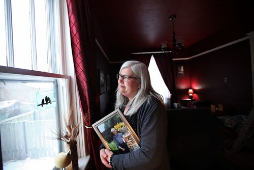 RUTH BONNEVILLE / WINNIPEG FREE PRESS

49.8 Feature on home care. Portraits of Alison Norberg in her home and  the same room that she cared for her recently deceased mother who had dementia.  Norberg shares her firsthand experience with public and private home care relating to mother's care.  

Norberg holds a photo of her mom while looking out the window where her mom spent many hours looking out at birds.  

Overall piece is looking at birth of home care in Manitoba, its evolution, and the impact of mixed-model home care.



Reporter Jane Gerster.
Nov 22, 2017