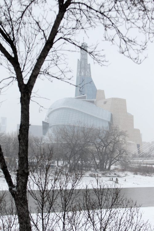 RUTH BONNEVILLE / WINNIPEG FREE PRESS

View of Canadian Museum of Human Rights on snowy  Monday morning.

Weather Standup photo 


Dec 04, 2017