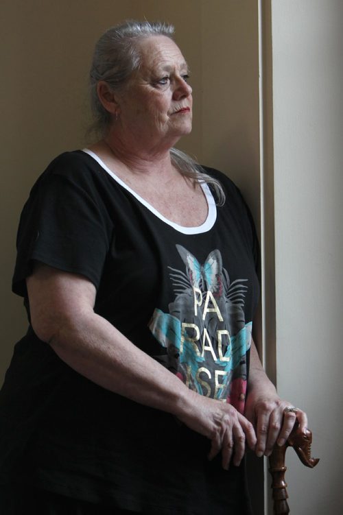 RUTH BONNEVILLE / WINNIPEG FREE PRESS

Portrait of Jan Wold an IVIG patient at Health Sciences and is concerned about the changes to treatment at HSC. Apparently there are no more IV nurses and no more freezing in advance of needles making it incredibly painful. Photo taken at the Leg.  


Jane Gerster  | Health Reporter 
 
Dec 0\7, 2017