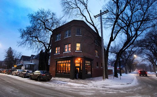 PHIL HOSSACK / WINNIPEG FREE PRESS  - The Langside Grocery is a warm beacon on Langside at Sara. See review. -  December 6, 2017