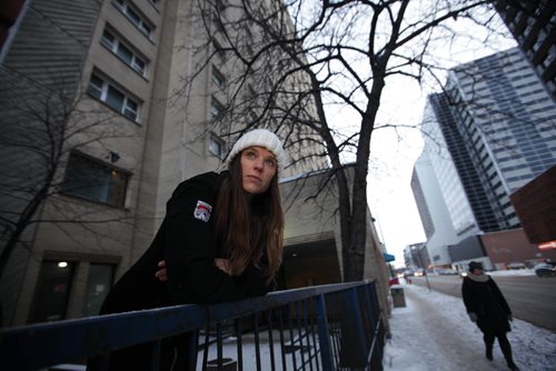 RUTH BONNEVILLE / WINNIPEG FREE PRESS


Photos of  Kirsten Bernas who is part of the Right to Housing Coalition in Winnipeg and advocates for affordable housing in the city.  She stands next to empty housing complex at 185 Smith Street which was used as a social housing unit before it closed in 2015.   It has been vacant for almost three years and people are upset the government put so much money into it and now it's being sold. 

Dec 12, 2017