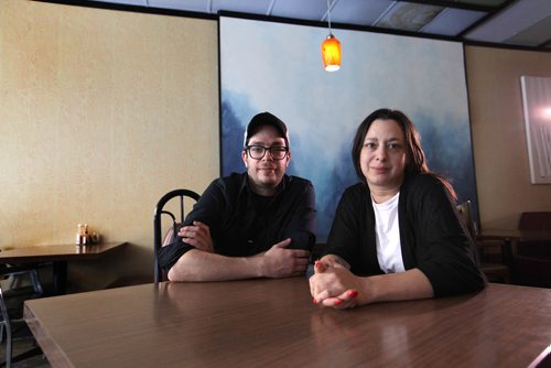 RUTH BONNEVILLE / WINNIPEG FREE PRESS

Chef's Table
Portrait of Talia Syrie and chef Mathieu Bellemare at Tallest Poppy on Sherbrook St.,  Uptown Dec. 21 Chefs Table, portrait of owners Talia Syrie and chef Mathieu Bellemare. 

JILL WILSON | REPORTER / EDITOR
Dec 14, 2017