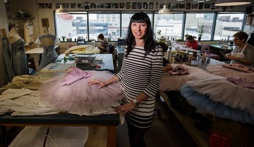 MIKE DEAL / WINNIPEG FREE PRESS
Alena Zharska, Head of Wardrobe at Canadas Royal Winnipeg Ballet in the costumes department. Nutcracker
171218 - Monday, December 18, 2017.