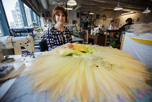 MIKE DEAL / WINNIPEG FREE PRESS
Angela Gaft , Head Seamstress at Canadas Royal Winnipeg Ballet in the costumes department working on a a tutu for an upcoming show. Nutcracker
171218 - Monday, December 18, 2017.