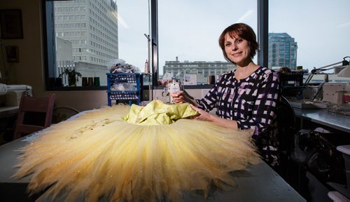 MIKE DEAL / WINNIPEG FREE PRESS
Angela Gaft , Head Seamstress at Canadas Royal Winnipeg Ballet in the costumes department working on a a tutu for an upcoming show. Nutcracker
171218 - Monday, December 18, 2017.