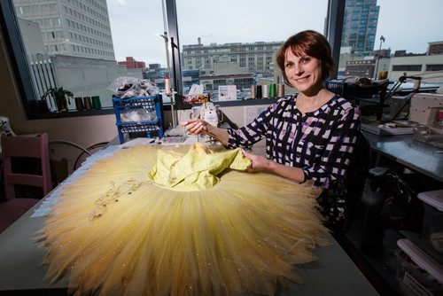 MIKE DEAL / WINNIPEG FREE PRESS
Angela Gaft , Head Seamstress at Canadas Royal Winnipeg Ballet in the costumes department working on a a tutu for an upcoming show. Nutcracker
171218 - Monday, December 18, 2017.