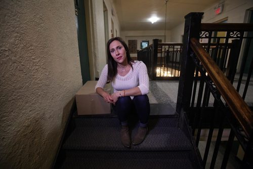 RUTH BONNEVILLE / WINNIPEG FREE PRESS


Photo of Jen Botincan outside her apt door for story on a new type of thief that has been created alongside the rise in online shopping. "Porch pirates" follow Canada Post trucks and steal packages of peoples doorsteps. Jen Botincan, an Osborne Village resident, had an order from Amazon stolen from her front door in the fall. It was a package with a box with a children's toy and a cat grooming tool in it. The thief only took the cat grooming tool, the "Furbuster". 


Dec 20, 2017
