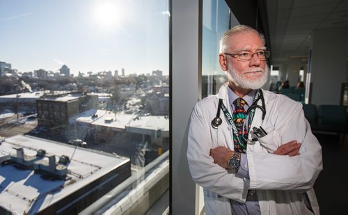 MIKE DEAL / WINNIPEG FREE PRESS 
Dr. David Connor is the Chairman of the Board for the Manitoba Health Clinic.
171221 - Thursday, December 21, 2017.