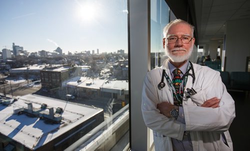MIKE DEAL / WINNIPEG FREE PRESS 
Dr. David Connor is the Chairman of the Board for the Manitoba Health Clinic.
171221 - Thursday, December 21, 2017.