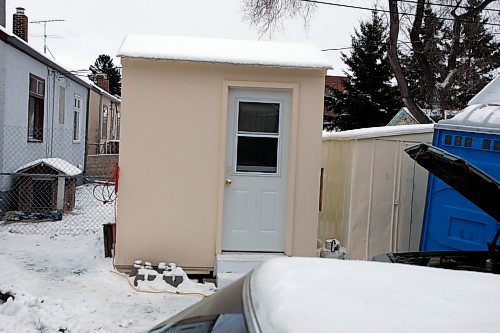 BORIS MINKEVICH / WINNIPEG FREE PRESS 081110 These little shacks are behind 66 Horace.