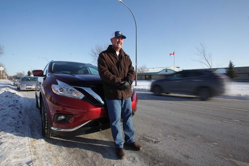 RUTH BONNEVILLE / WINNIPEG FREE PRESS

Photo of Rick Kisil who is frustrated that mobile photo radar vehicles are set in school zones even though school is out for winter break.  He was driving by H.S. Paul School on Christmas Day and thinks he got two tickets for driving above the 30 km/h speed limit.  

See story.  
Dec 26, 2017
