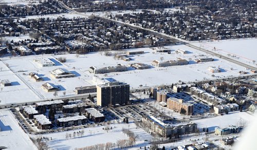 TREVOR HAGAN / WINNIPEG FREE PRESS
Aerial photographs of the Kapyong Barracks area located between River Heights and Tuxedo, Wednesday, December 27, 2017.