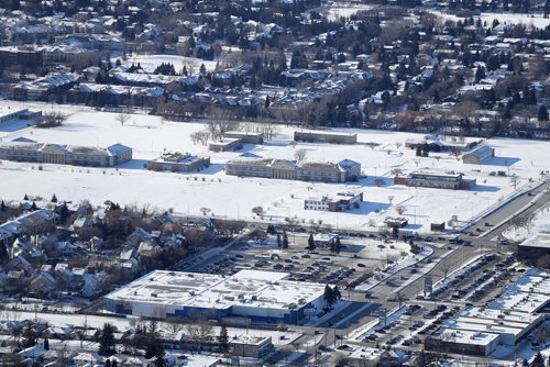 TREVOR HAGAN / WINNIPEG FREE PRESS
Aerial photographs of the Kapyong Barracks area located between River Heights and Tuxedo, Wednesday, December 27, 2017.