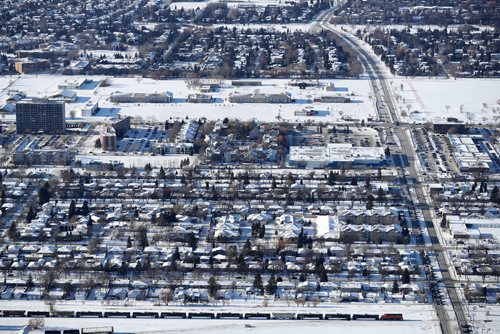 TREVOR HAGAN / WINNIPEG FREE PRESS
Aerial photographs of the Kapyong Barracks area located between River Heights and Tuxedo, Wednesday, December 27, 2017.