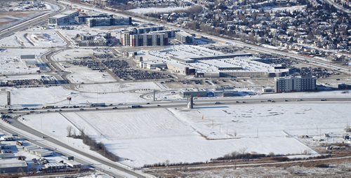 TREVOR HAGAN / WINNIPEG FREE PRESS
Aerial photographs of the IKEA area and Season of Tuxedo Mall, Wednesday, December 27, 2017.