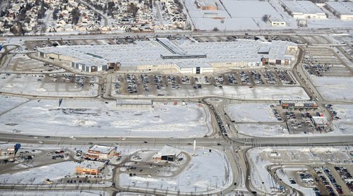 TREVOR HAGAN / WINNIPEG FREE PRESS
Aerial photographs of the IKEA area and Season of Tuxedo Mall, Wednesday, December 27, 2017.