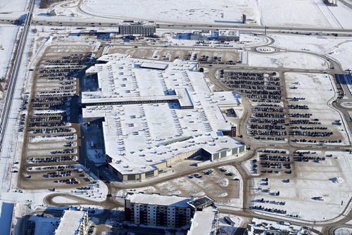 TREVOR HAGAN / WINNIPEG FREE PRESS
Aerial photographs of the IKEA area and Season of Tuxedo Mall, Wednesday, December 27, 2017.