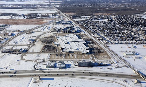 TREVOR HAGAN / WINNIPEG FREE PRESS
Aerial photographs of the IKEA area and Season of Tuxedo Mall, Wednesday, December 27, 2017.