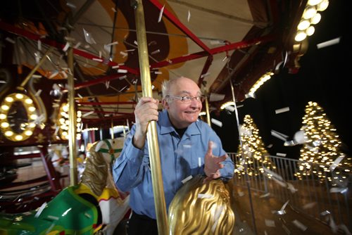 RUTH BONNEVILLE / WINNIPEG FREE PRESS

Ron Paley, a well-known pianist and big band leader from Winnipeg, has some fun trying  out the merry-go-round at the RBC Convention Centre during set up on Friday afternoon for their New Year's Eve celebration called Winter's Eve. 


Dec 29, 2017
